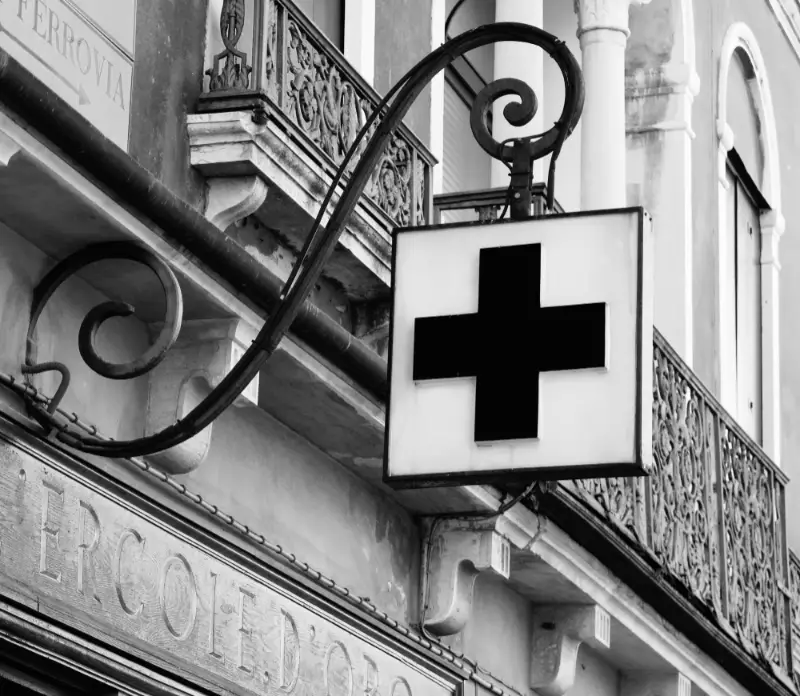 About us pharmacy clock